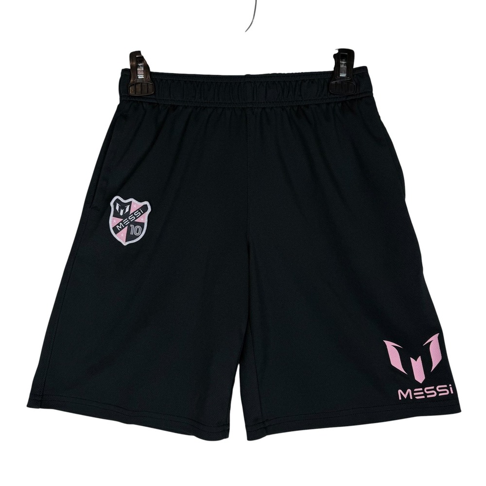 Messi Shorts Boys 16 Black Football Messi Collection Logo 10 Performance